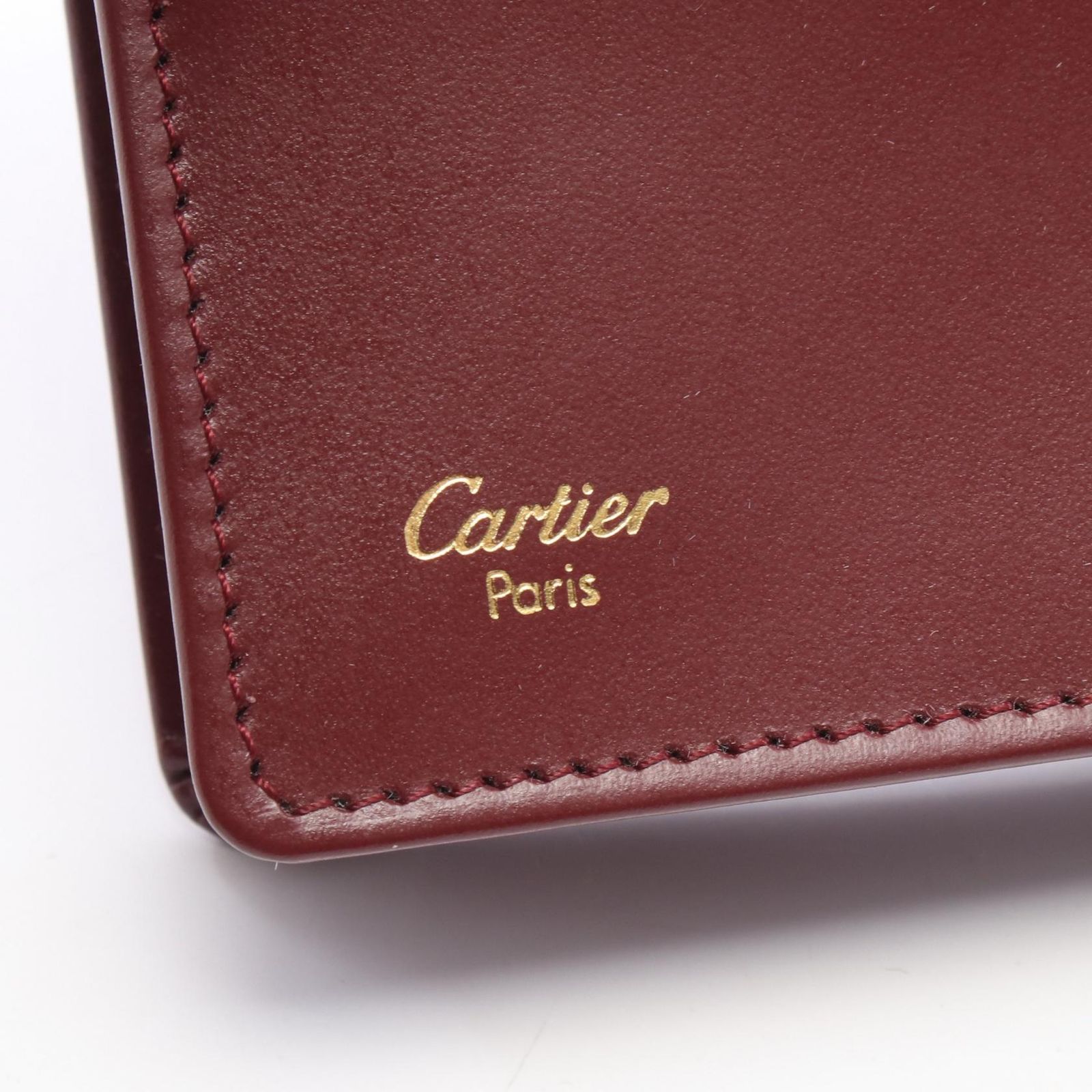 カルティエ CARTIER 二つ折り長財布 マストライン L3000466 ボルドー