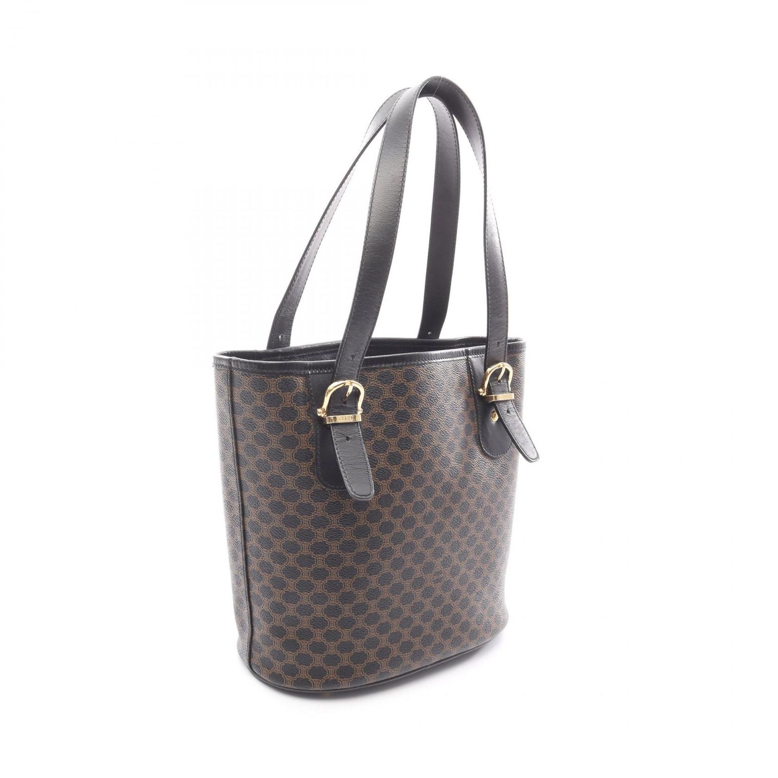 セリーヌ CELINE トートバッグ ブラック PVCコーティングキャンバス