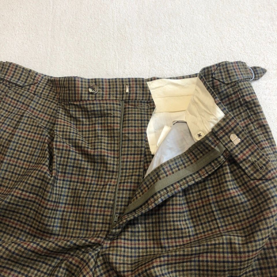 希少 90s Paul Fredrick ポールフレドリック チェック柄 スラックス