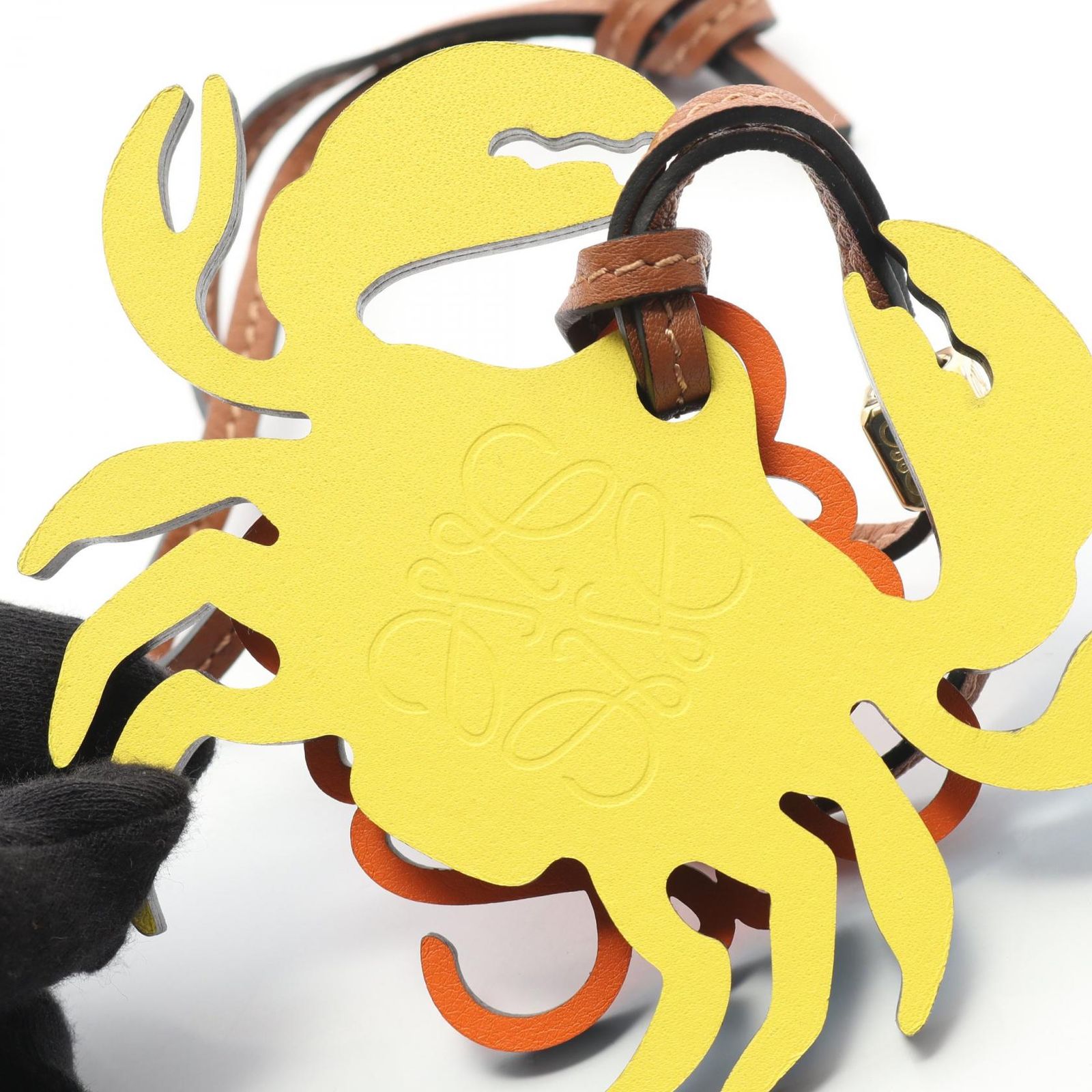 ロエベ LOEWE チャーム アナグラム クラブ マルチカラー レザー