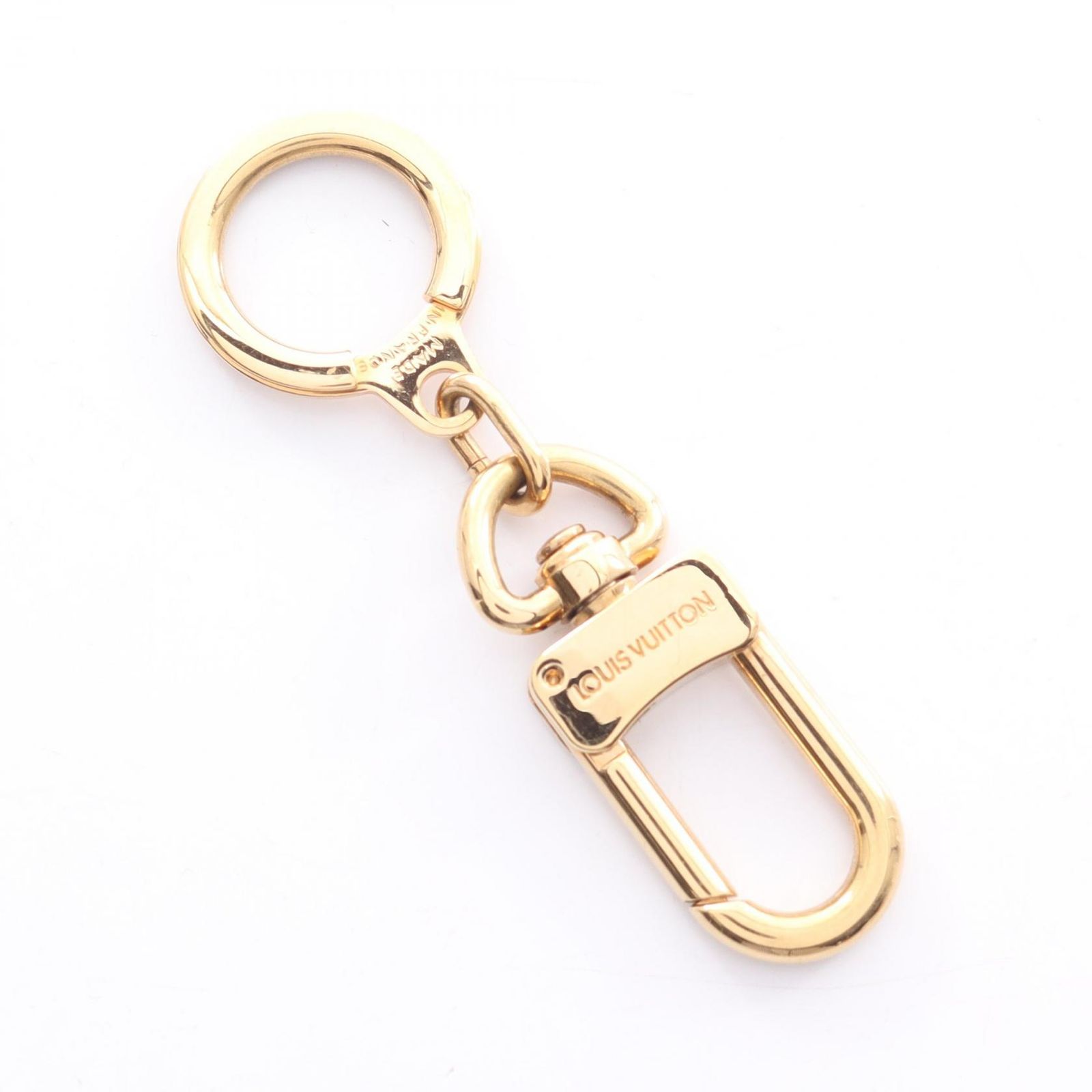 ルイ・ヴィトン LOUIS VUITTON キーホルダー アノクレ M62694 ゴールド