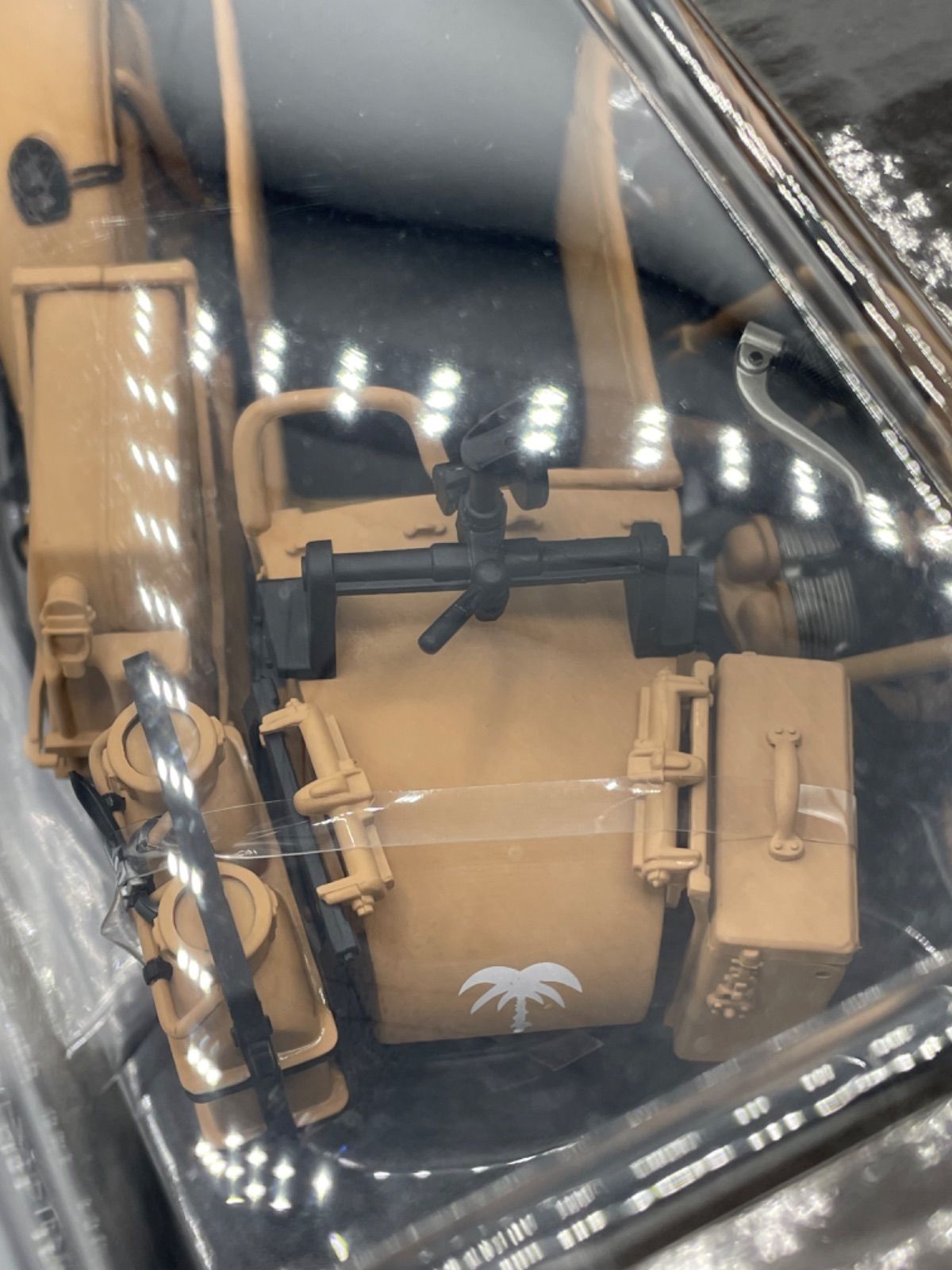 新品未開封 1/10 BMW R75 サイドカー ドイツ アフリカ軍団仕様 Schuco