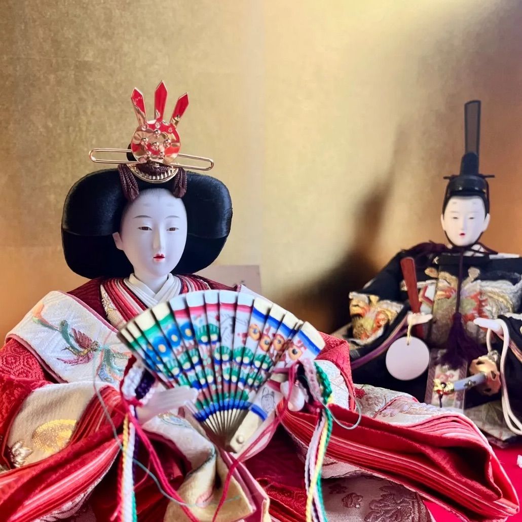 新品☆極上 小倉草園作☆京九番/十番☆吉祥鳳凰の親王飾り☆絢爛豪華な