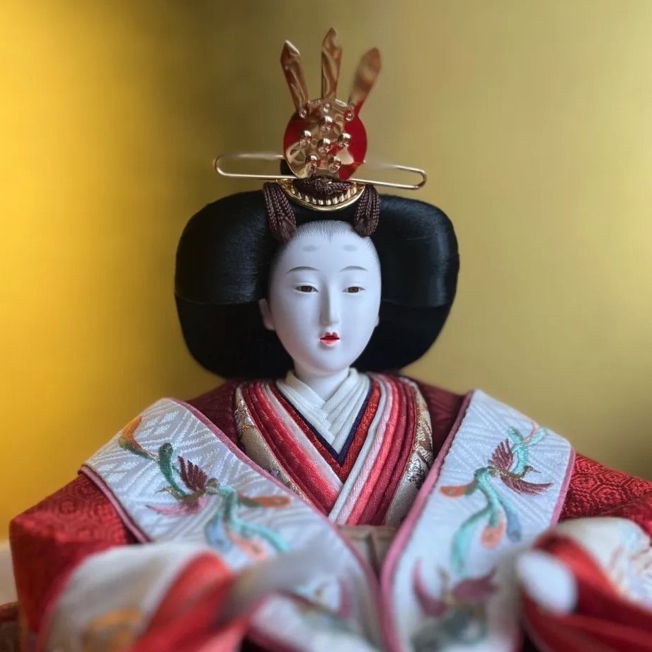 新品☆極上☆ 小倉草園☆京九番/十番☆吉祥鳳凰の親王飾り☆絢爛豪華な