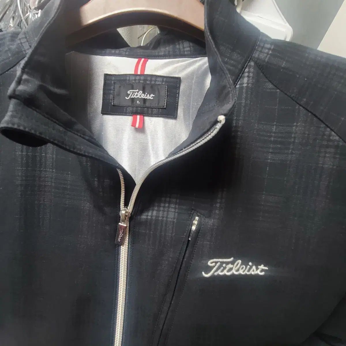 Titleist(タイトリスト) ブラック CHECK ウィンドブレーカー L