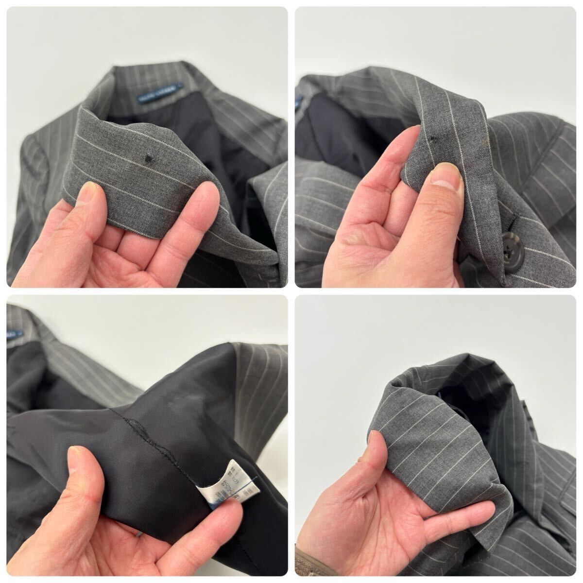 RALPH LAUREN ラルフローレン ストライプ スーツ セット アップ