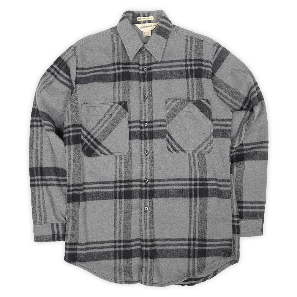 セントジョンズベイ ST JOHN'S BAY 美品 80s ヘビーネルシャツ MADE IN