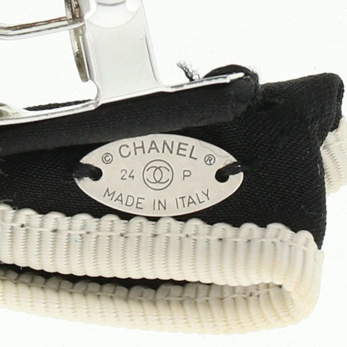 【中古】CHANEL バレッタ ココマーク プラスチック アイボリー ブラック CHANEL シャネル ココマーク リボン バイカラー バレッタ バレッタ
