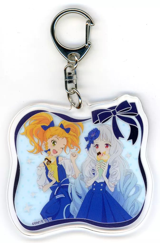 アイカツスターズ メモリアルスタンドキーホルダー 二階堂ゆず 白銀リリィ アイカツスターズ！ メモリアルスタンドキーホルダー 二階堂ゆず 白銀