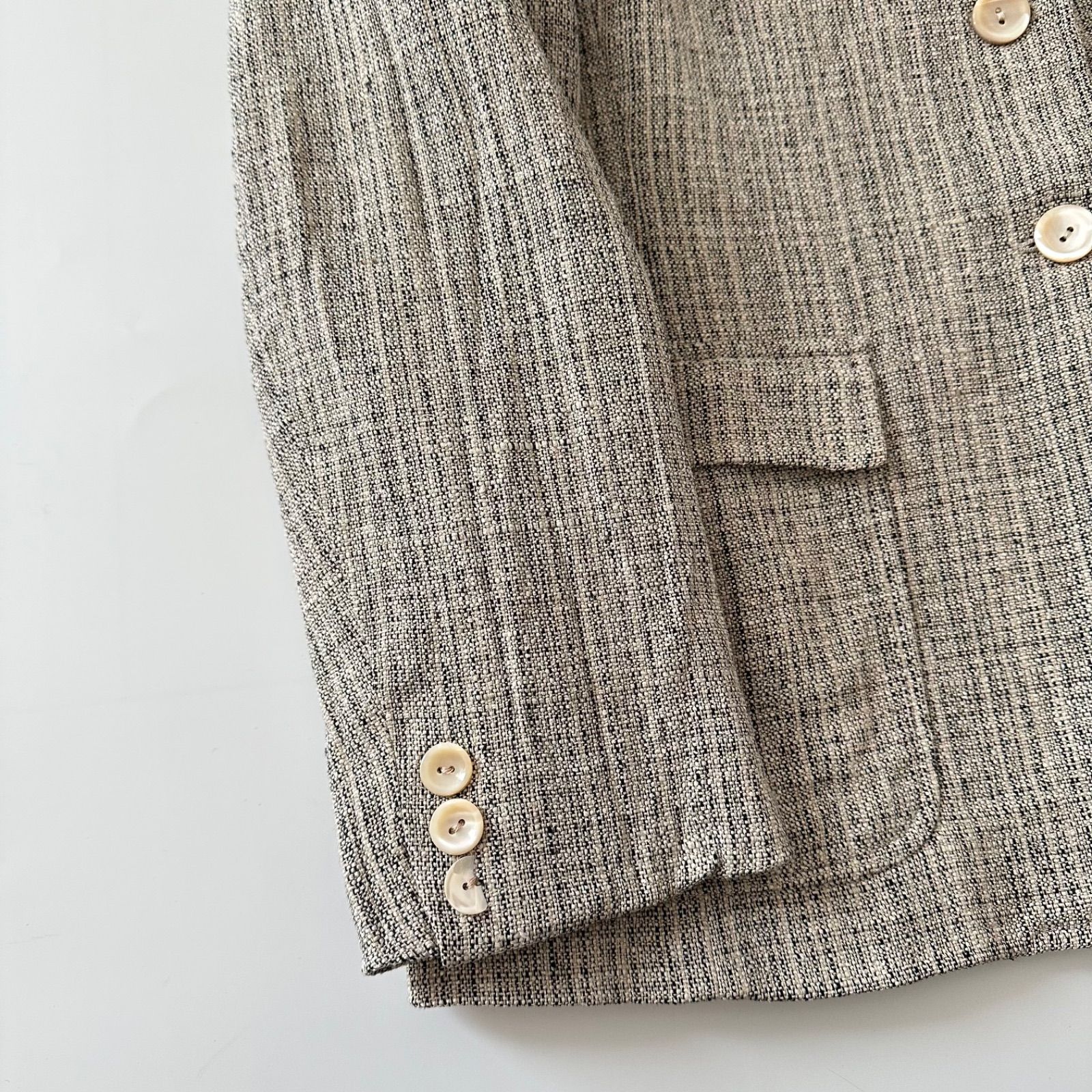 大きいサイズ MAX MARA サマーツイード テーラードジャケット 3B