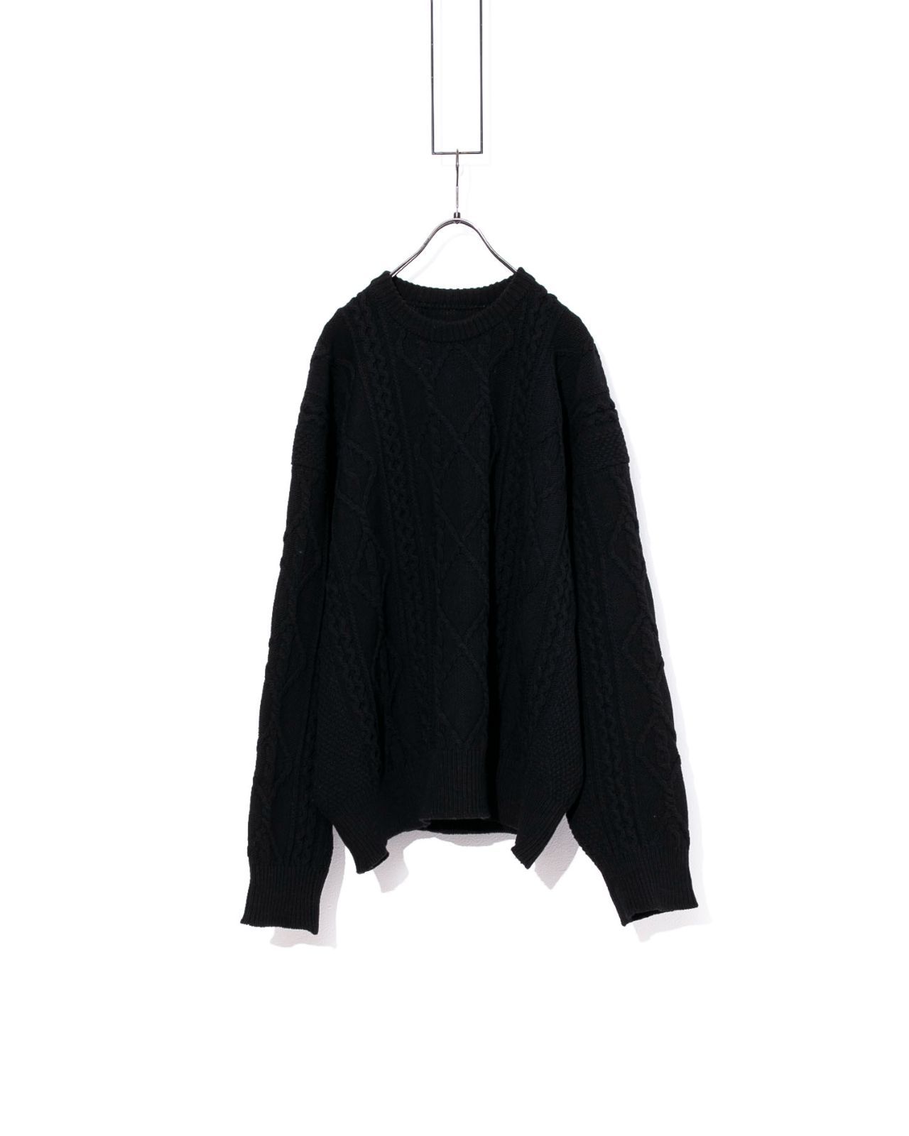 stein シュタイン OVERSIZED CABLE KNIT LSケーブルニット ST.317