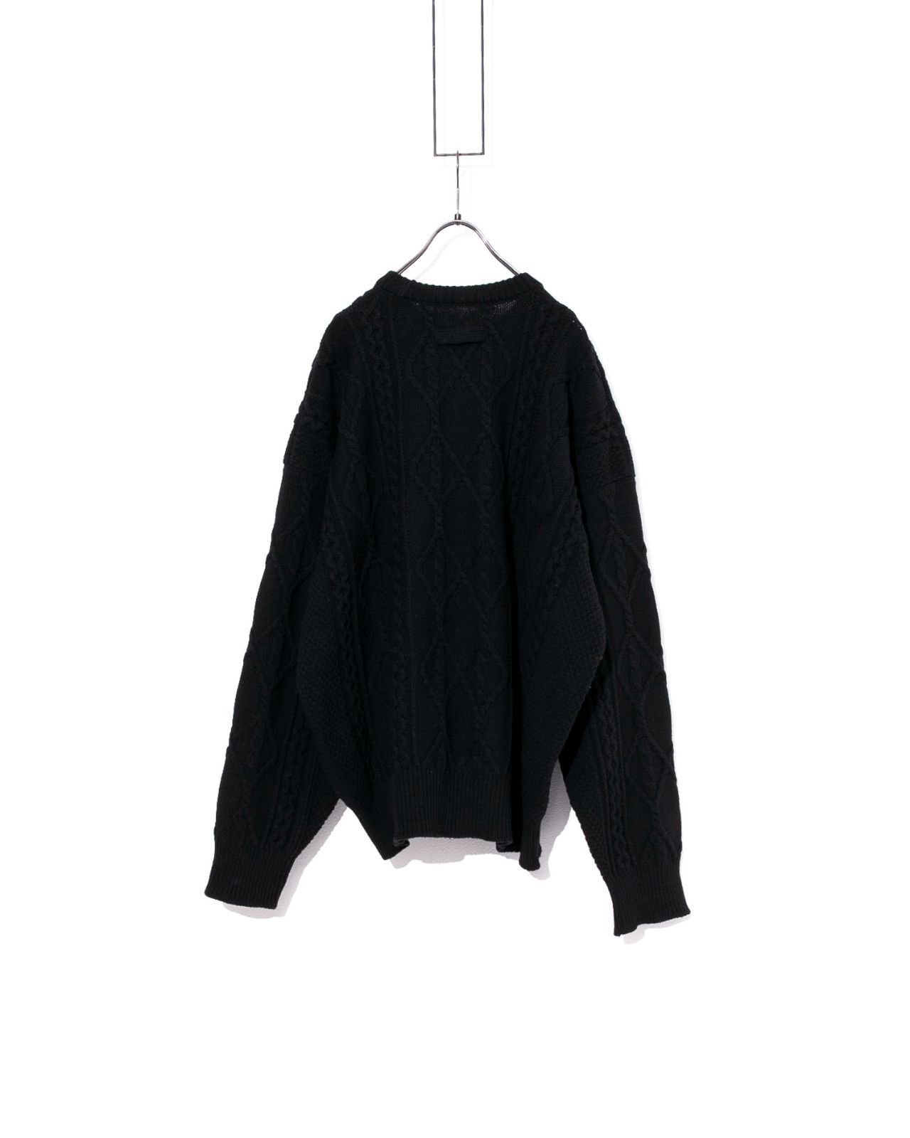 stein シュタイン OVERSIZED CABLE KNIT LSケーブルニット ST.317