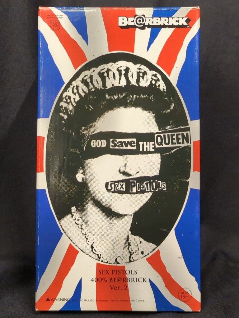 MEDICOMTOY BE@RBRICK Sex Pistols Ver2 God Save The Queen 400
