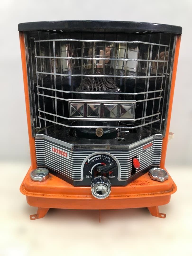 フジカ 石油ストーブ KSG-1 ヤング 昭和レトロ 放射式 しん上下式