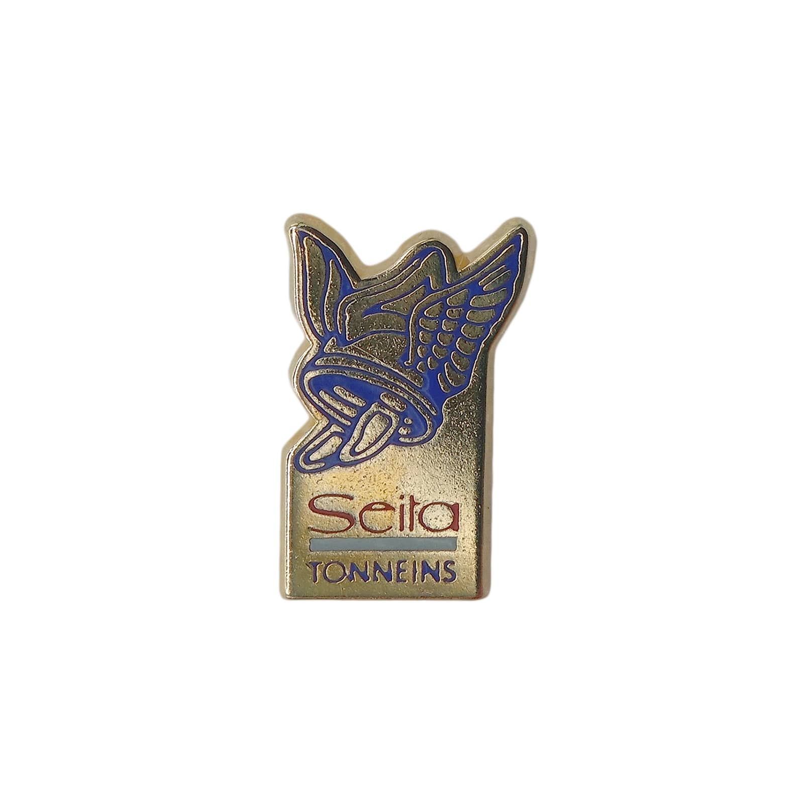 フランス製 たばこ Gauloises ゴロワーズ ビンテージ ピンズ レトロ 兜