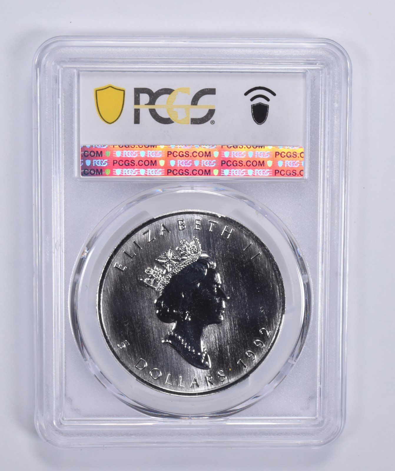 MS69 1992年 カナダ 5ドル メープルリーフ 1オンス シルバー PCGS