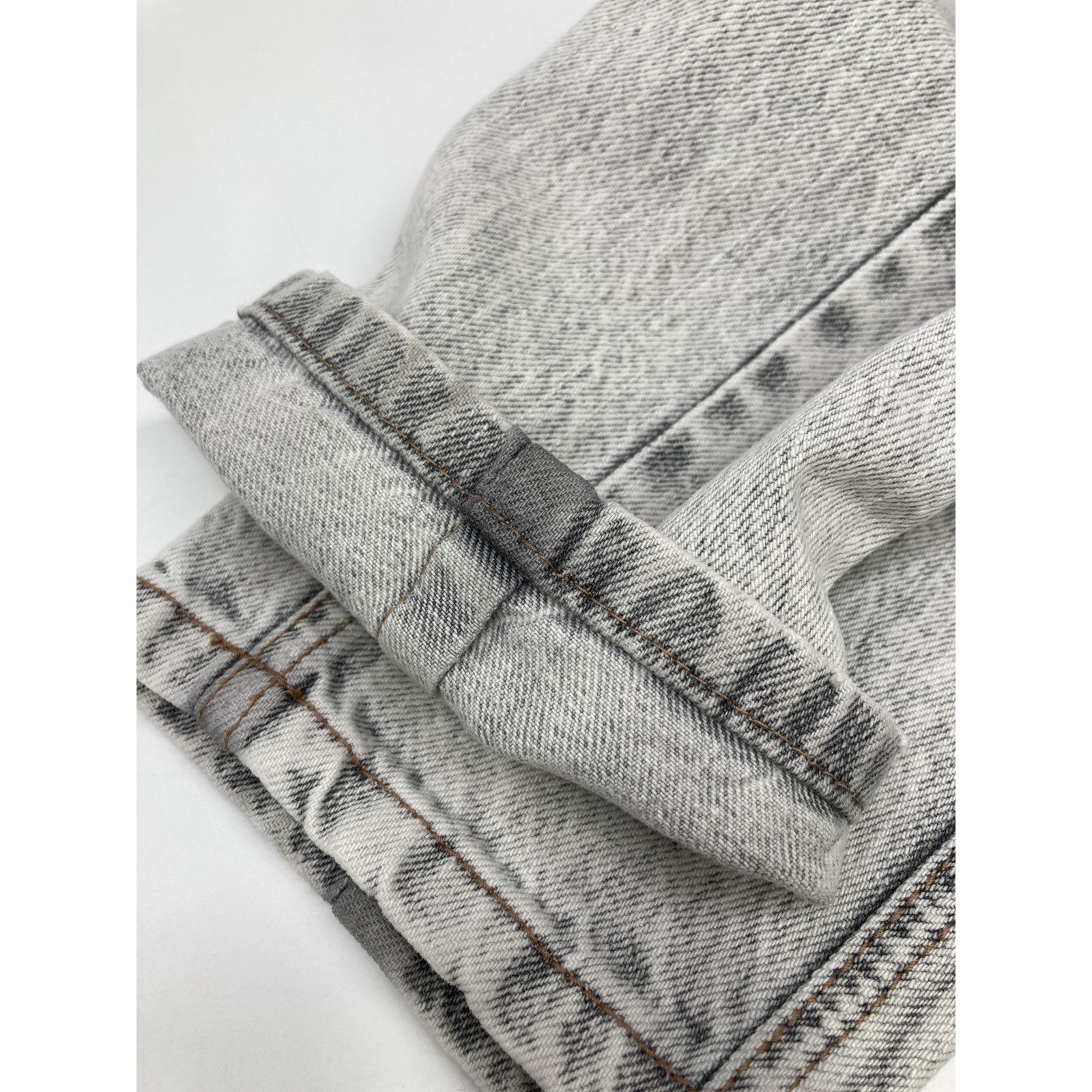 BRUNELLO CUCINELLI ブルネロクチネリ ﾗｲﾄｸﾞﾚｰ ﾃｰﾊﾟｰﾄﾞﾃﾞﾆﾑﾊﾟﾝﾂ 38