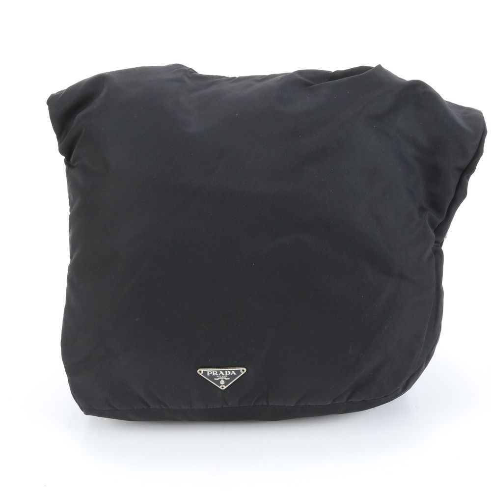 美品 プラダ テスート ナイロン トライアングルロゴ レザー ショルダー