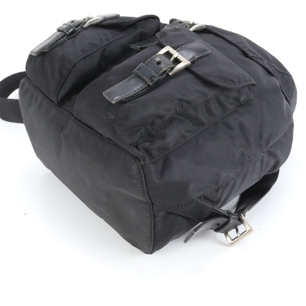 極美品 プラダ テスート ナイロン 三角ロゴ レザー リュックサック