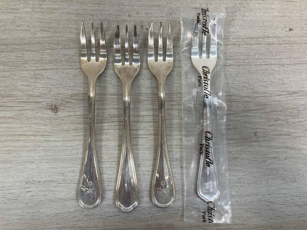 Christofle クリストフル フォーク 4本セット Christofle クリストフル フォーク 4本セット 約16.5cm カトラリー