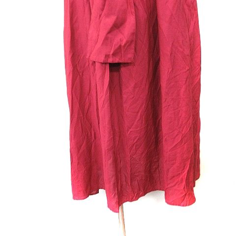 ジャスグリッティー JUSGLITTY ワンピース ロング ノースリーブ 1 S 赤