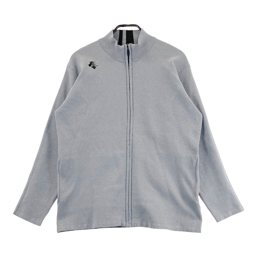 サイズ：O DESCENTE GOLF デサントゴルフ 長袖 ニット ジップ