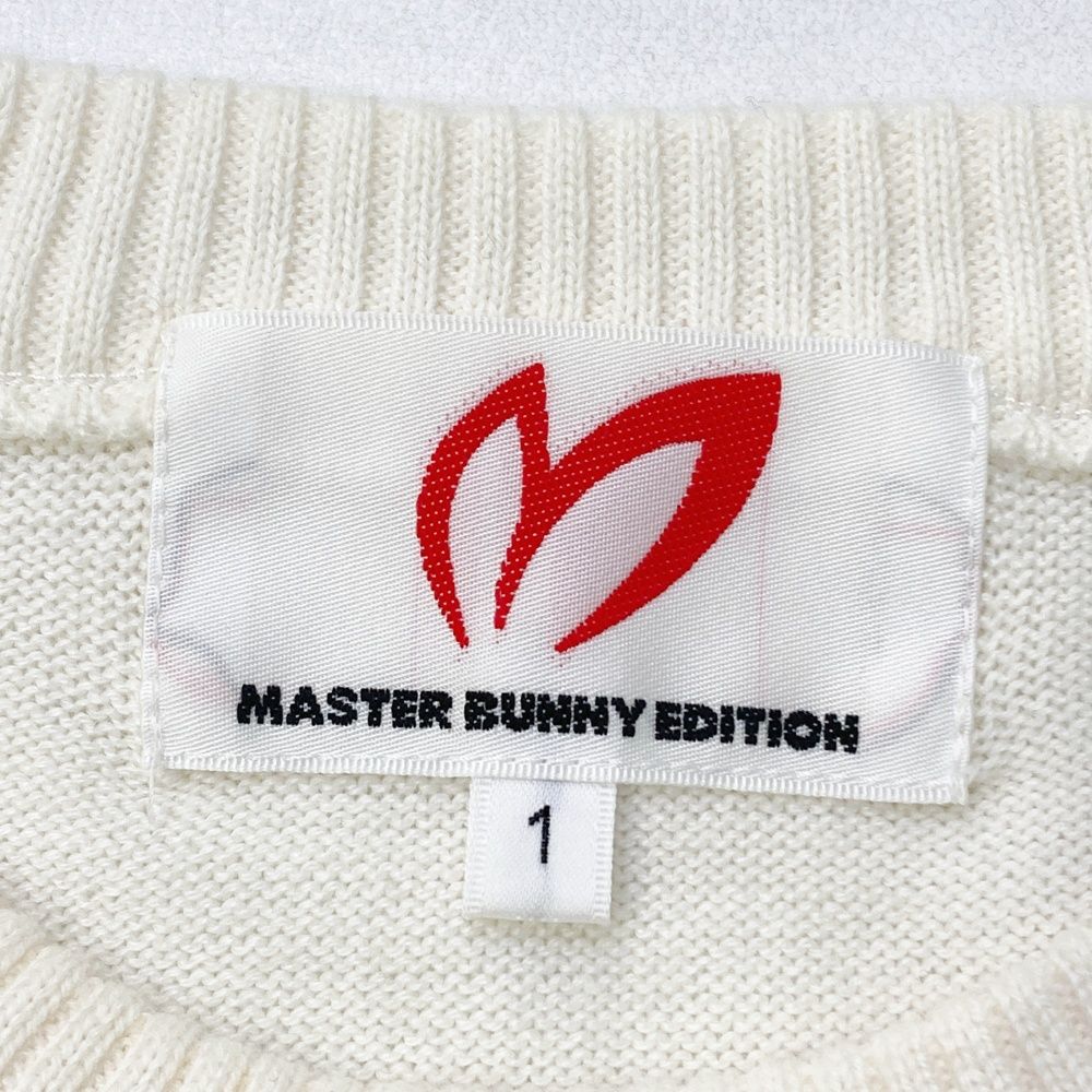 マスターバニーエディション ウールカシミヤ ニットセーター 1/M