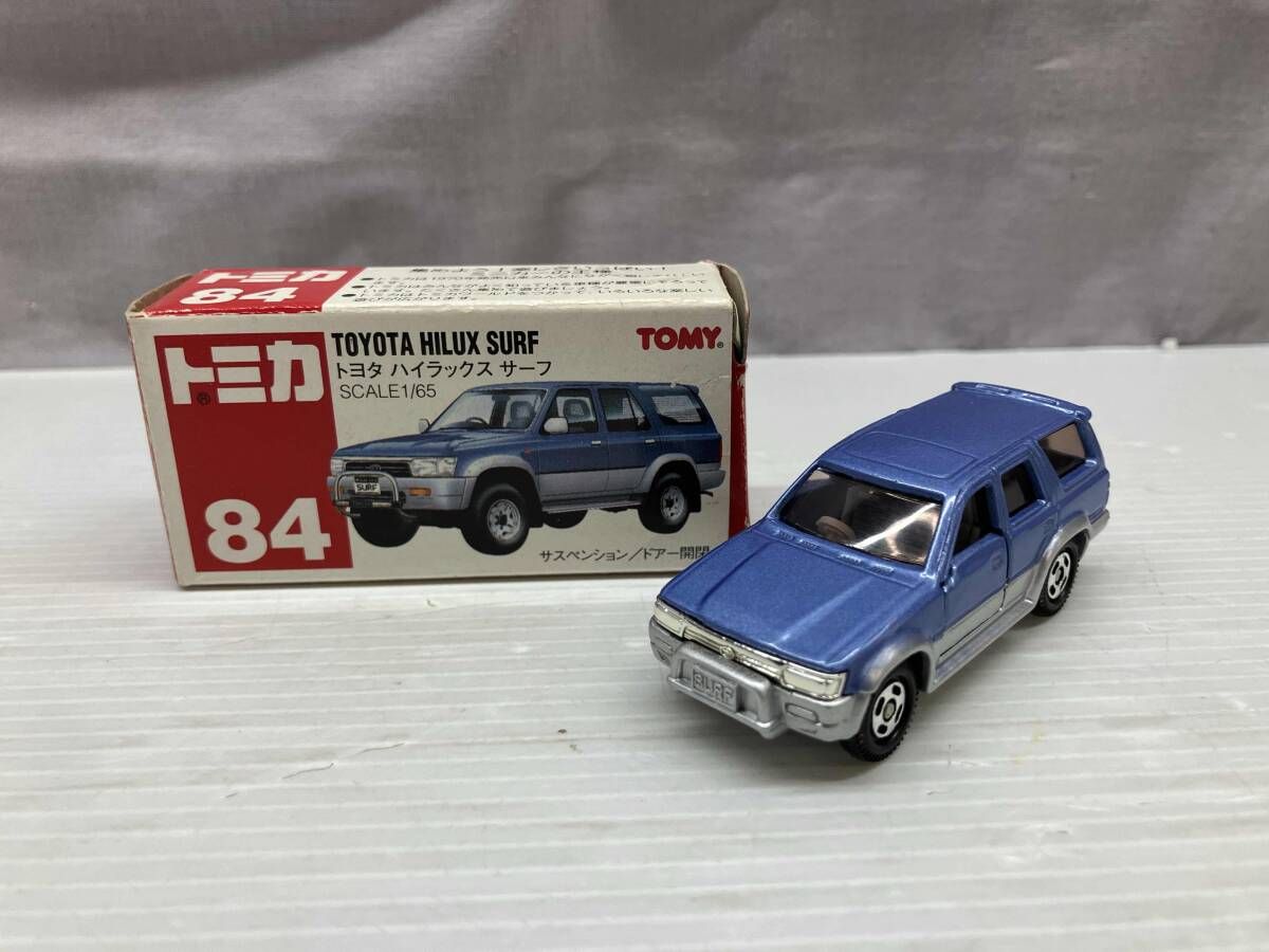トミカ No.84 トヨタ ハイラックス サｰフ 青メタリック×銀メタリック