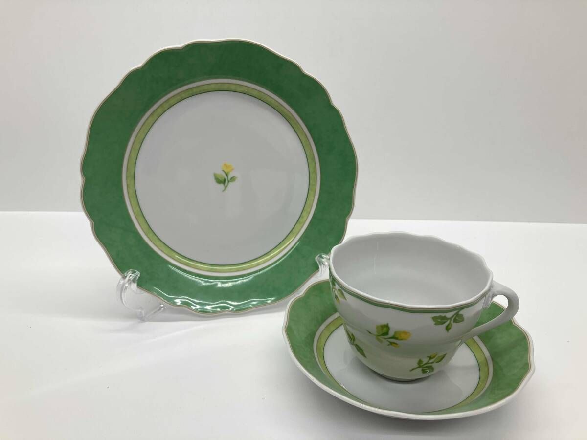 【新品未使用】hutschenreuther カップ&ソーサー プレート HUTSCHENREUTHER サマードリーム カップ&ソーサー プレートセット フッ