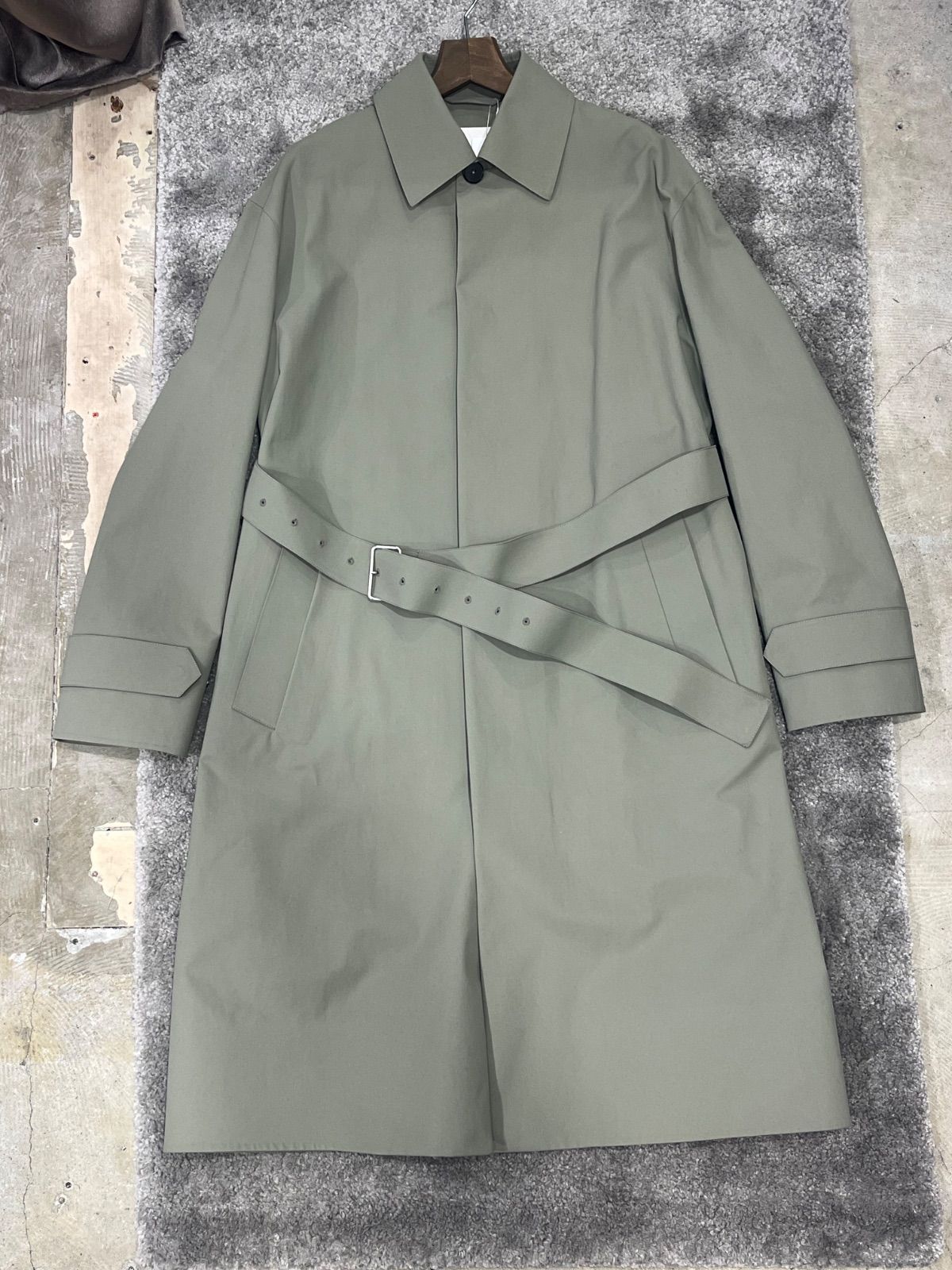 JIL SANDER オリーブ トレンチコート JIL SANDER トレンチコート 48 - メルカリ