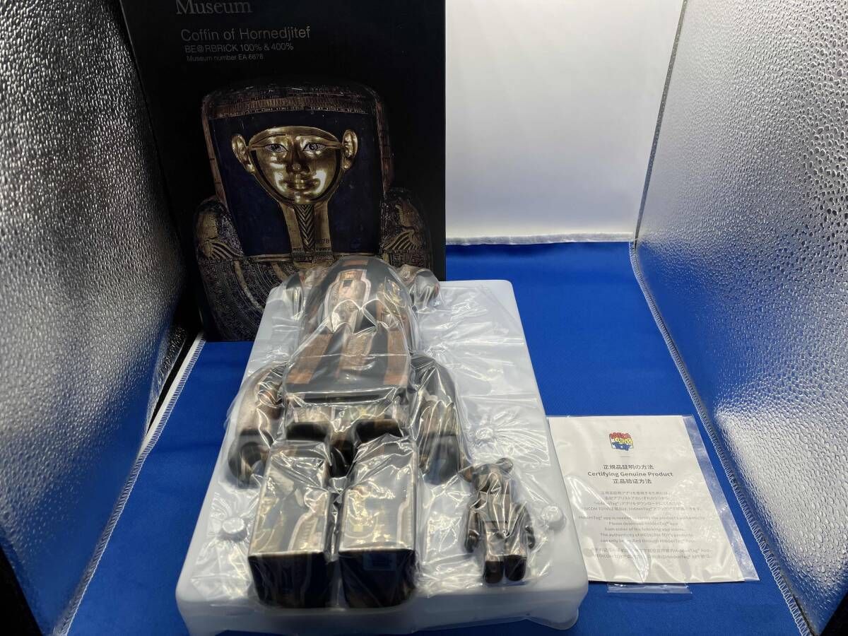 ぬいぐるみ The British Museum Coffin of Hornedjitef MEDICOM TOY - The British Museum BE@RBRICK 「Coffin of Hornedjitef