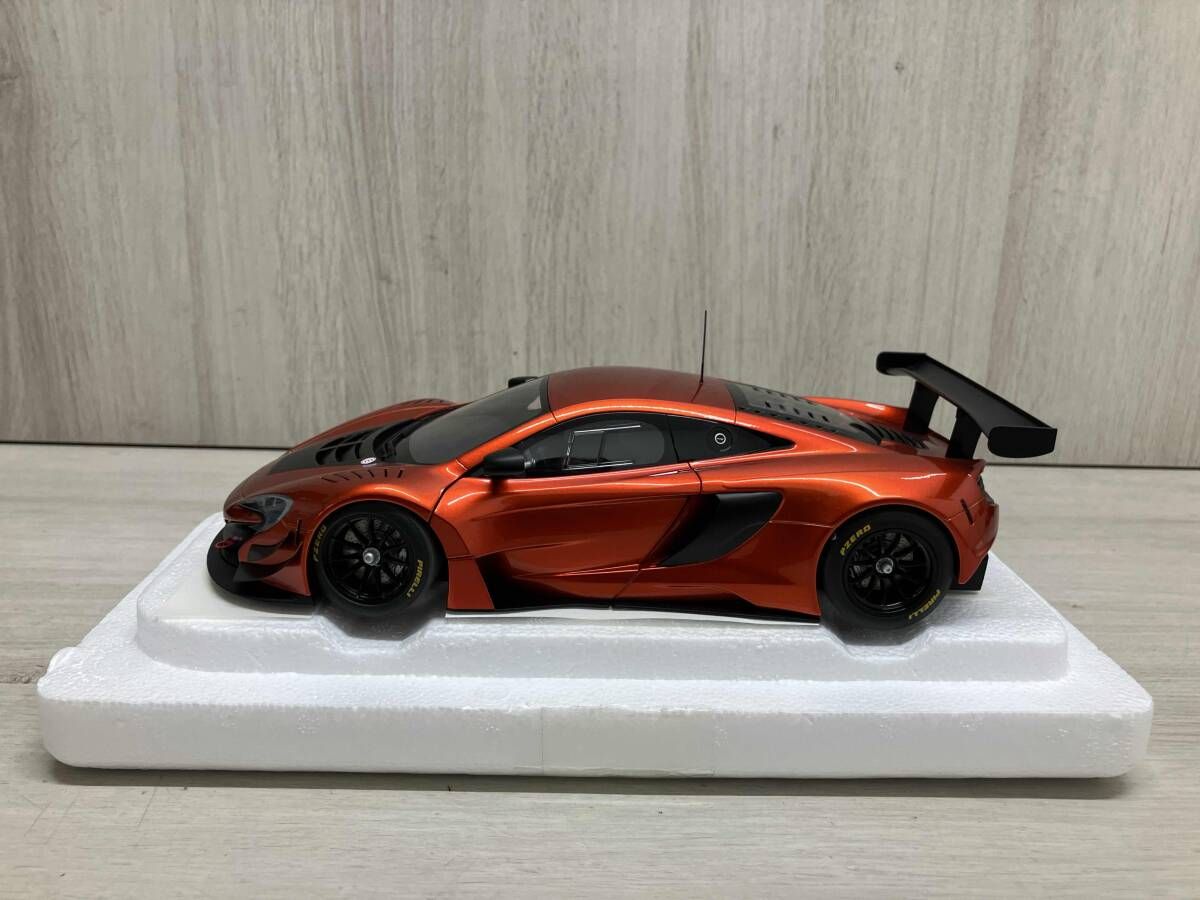オートアート 1/ 18 マクラーレン 650S GT3 (メタリック・オレンジ