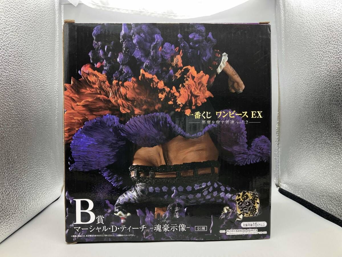 中古品 現状品 B賞 マｰシャル・D・ティｰチ -魂豪示像- 一番くじ