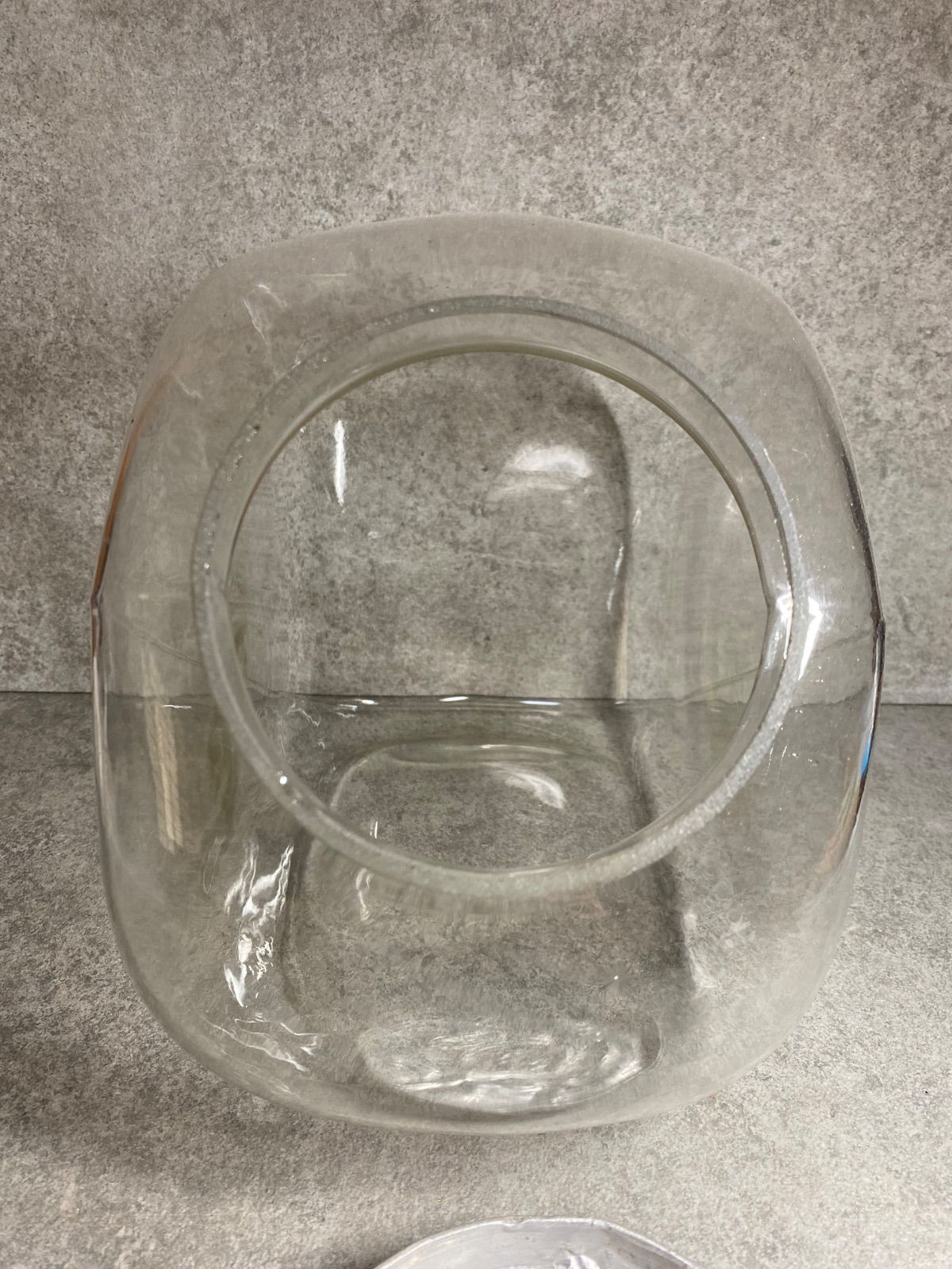 駄菓子屋 猫瓶 当時物 昭和レトロ 日本製 ウランガラス ヴィンテージ