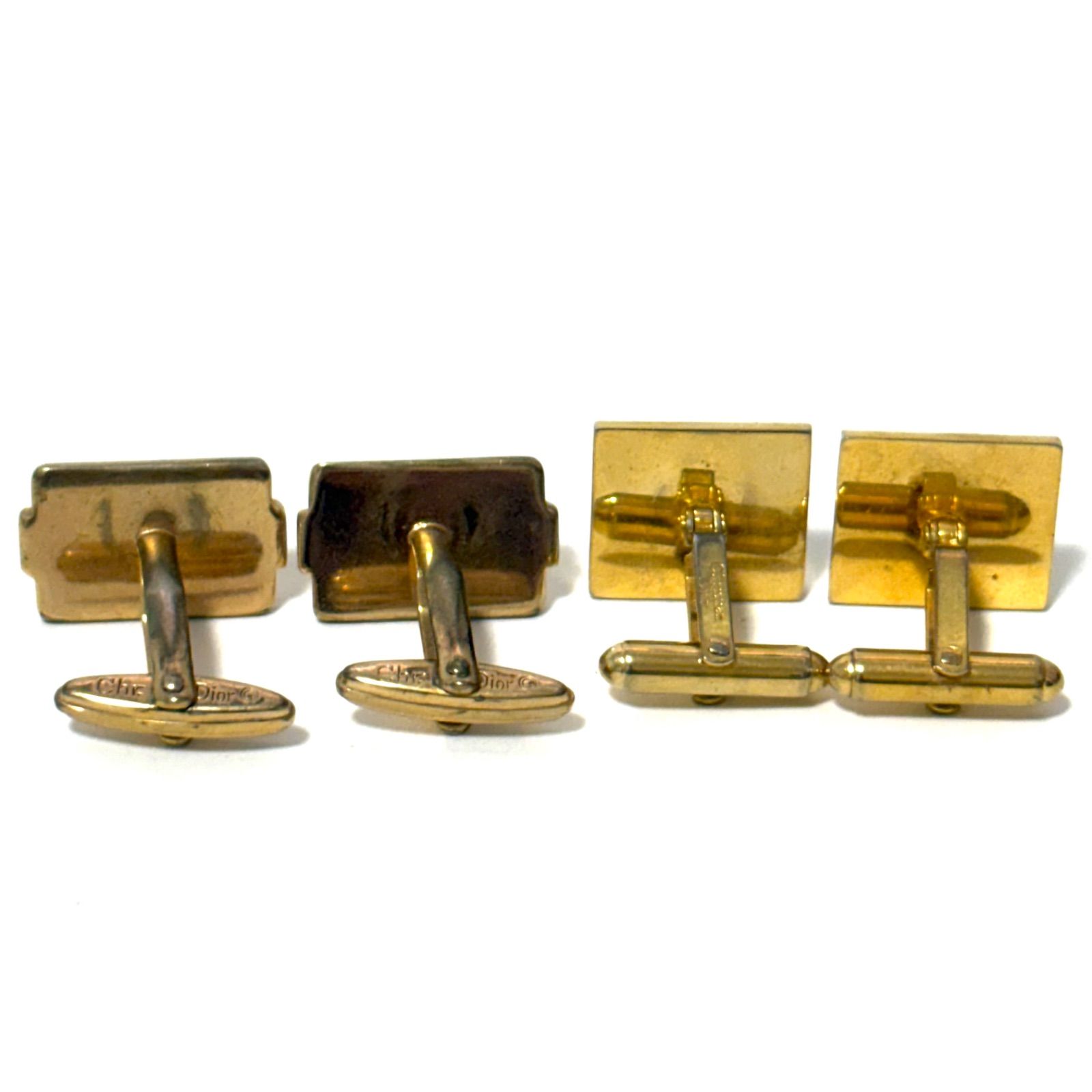 ヴィンテージ　Christian Dior カフリンクス セット クリスチャンディオール ヴィンテージ カフリンクス カフス 2点まとめ