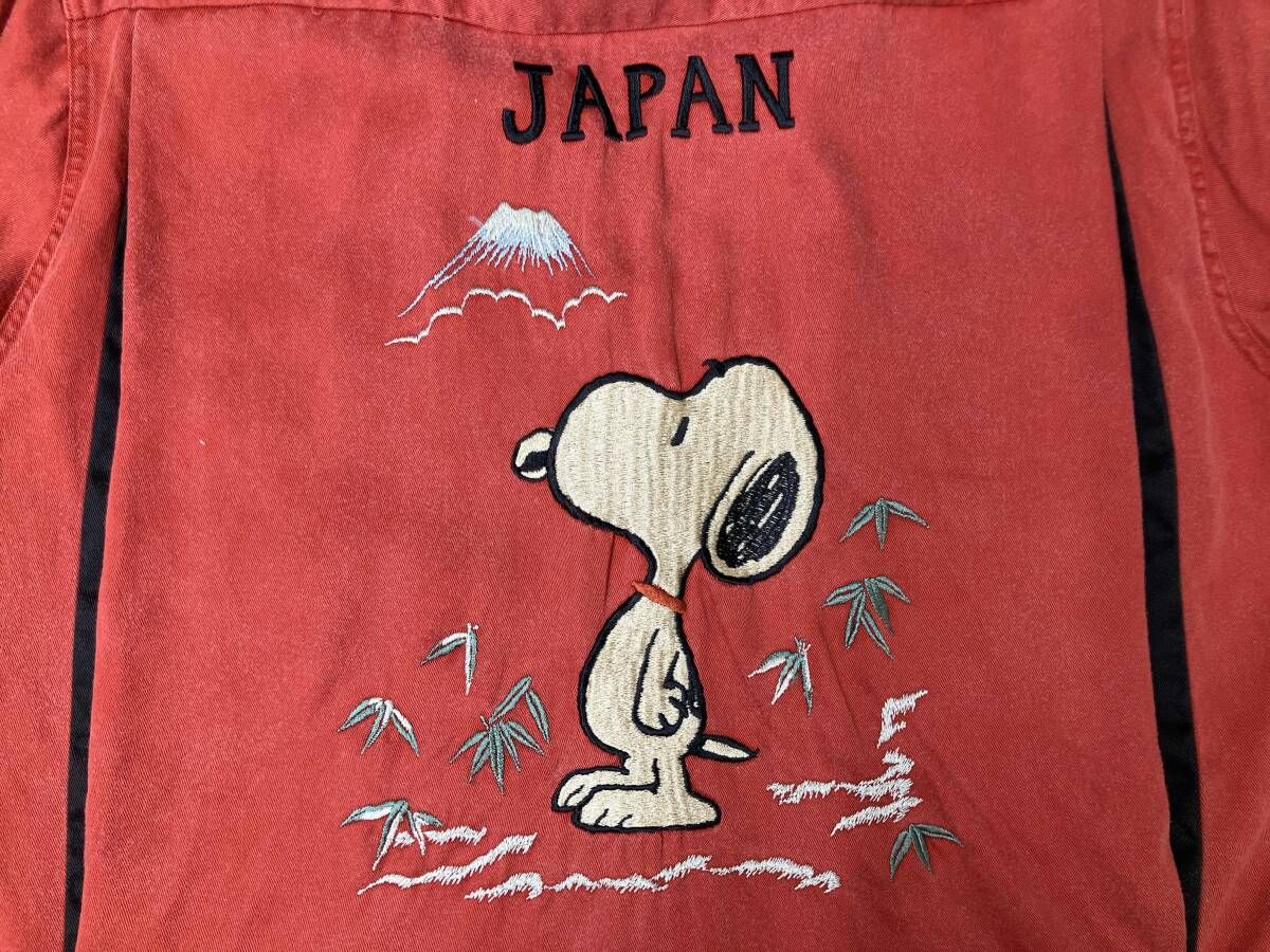 テーラー東洋 x PEANUTS TT37331 スヌーピー スカシャツ ボーリング