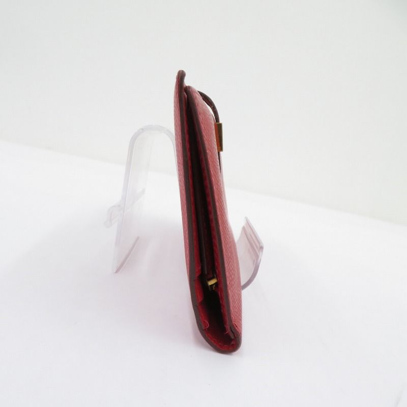 瀬戸大橋店】 中古 HERMES | エルメス 長財布 ベアン レッド 【125