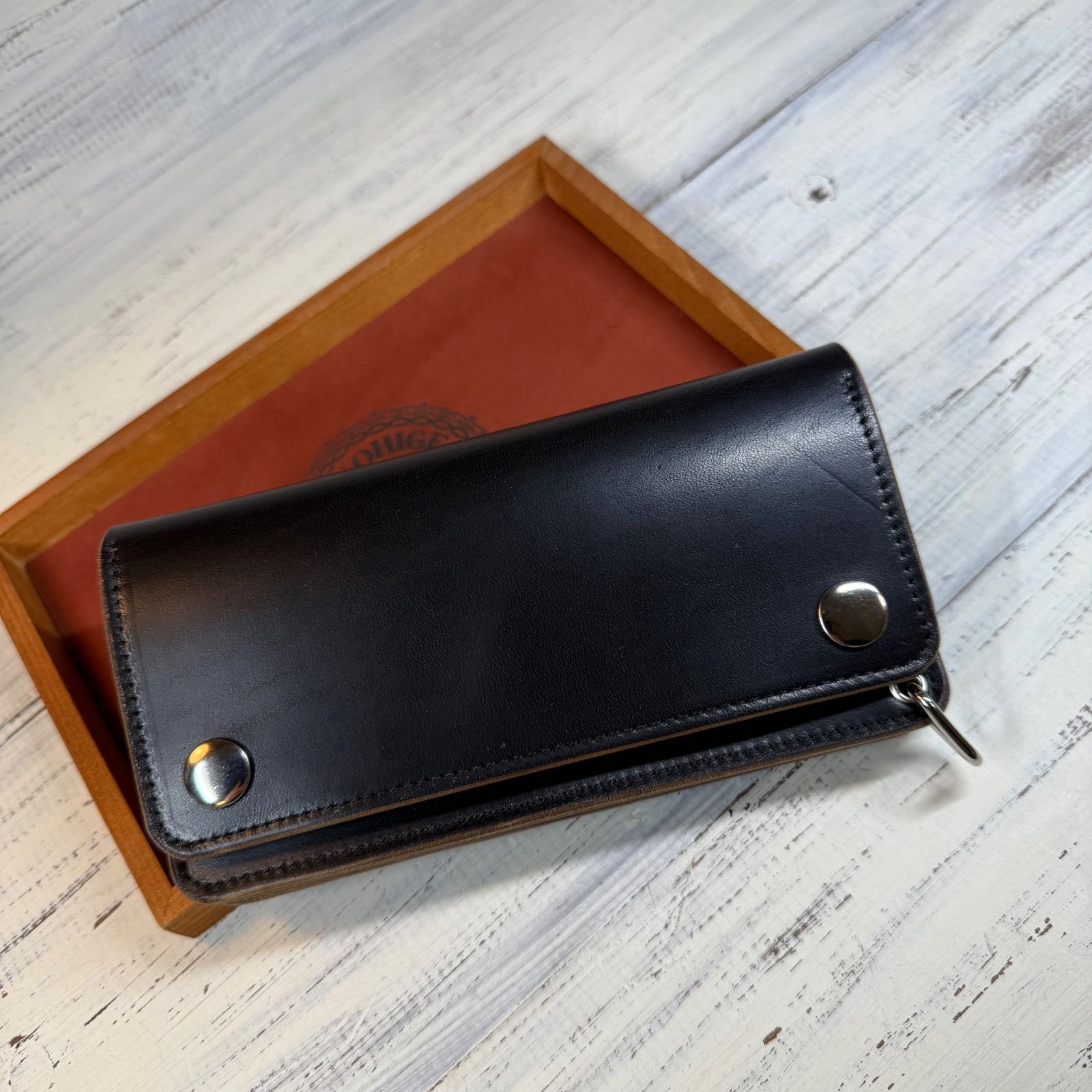 トラッカーウォレット ロング 3層】ホースバット シルバー YKK - メルカリ