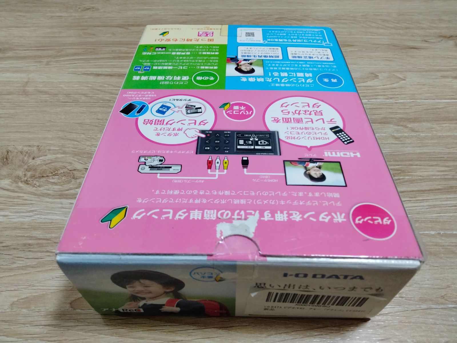 未使用品級】I-O DATA HDMI USB ビデオダビング VHSダビング 8mm