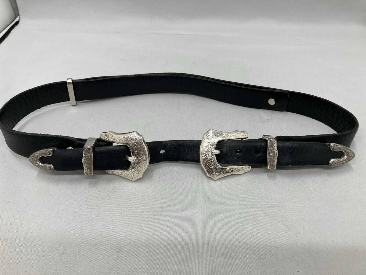 TOGA PULLA トーガプルラ ダブルバックルベルト ブラック - メルカリ