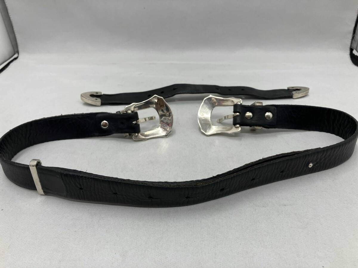TOGA PULLA トーガプルラ ダブルバックルベルト ブラック - メルカリ