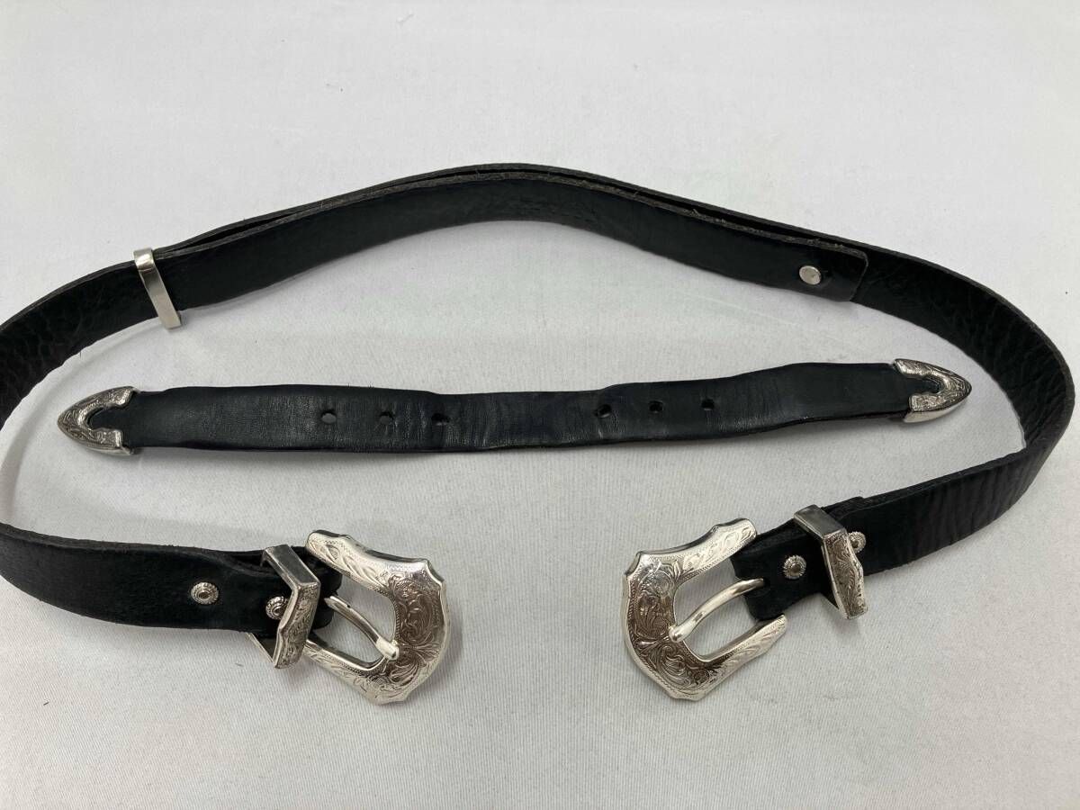 TOGA PULLA トーガプルラ ダブルバックルベルト ブラック - メルカリ