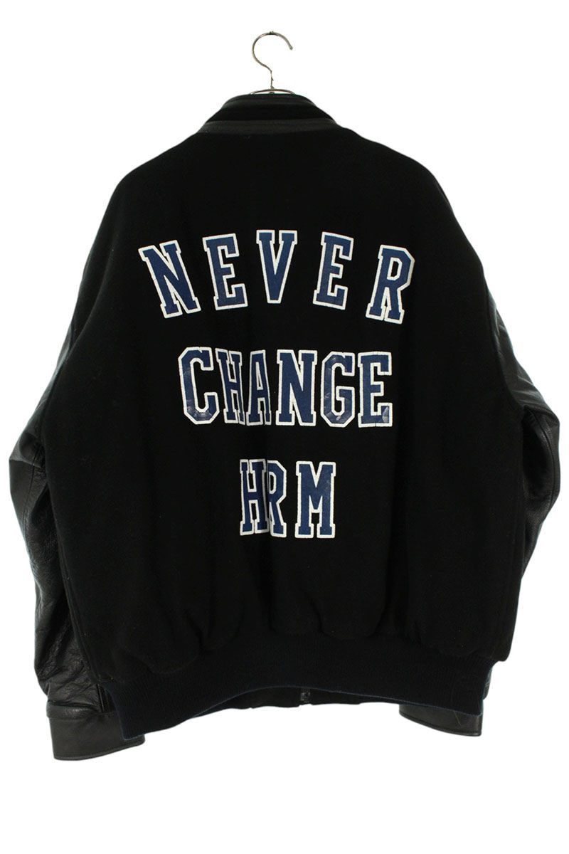 ハリウッドランチマーケット リメイクレザースリーブスタジャン