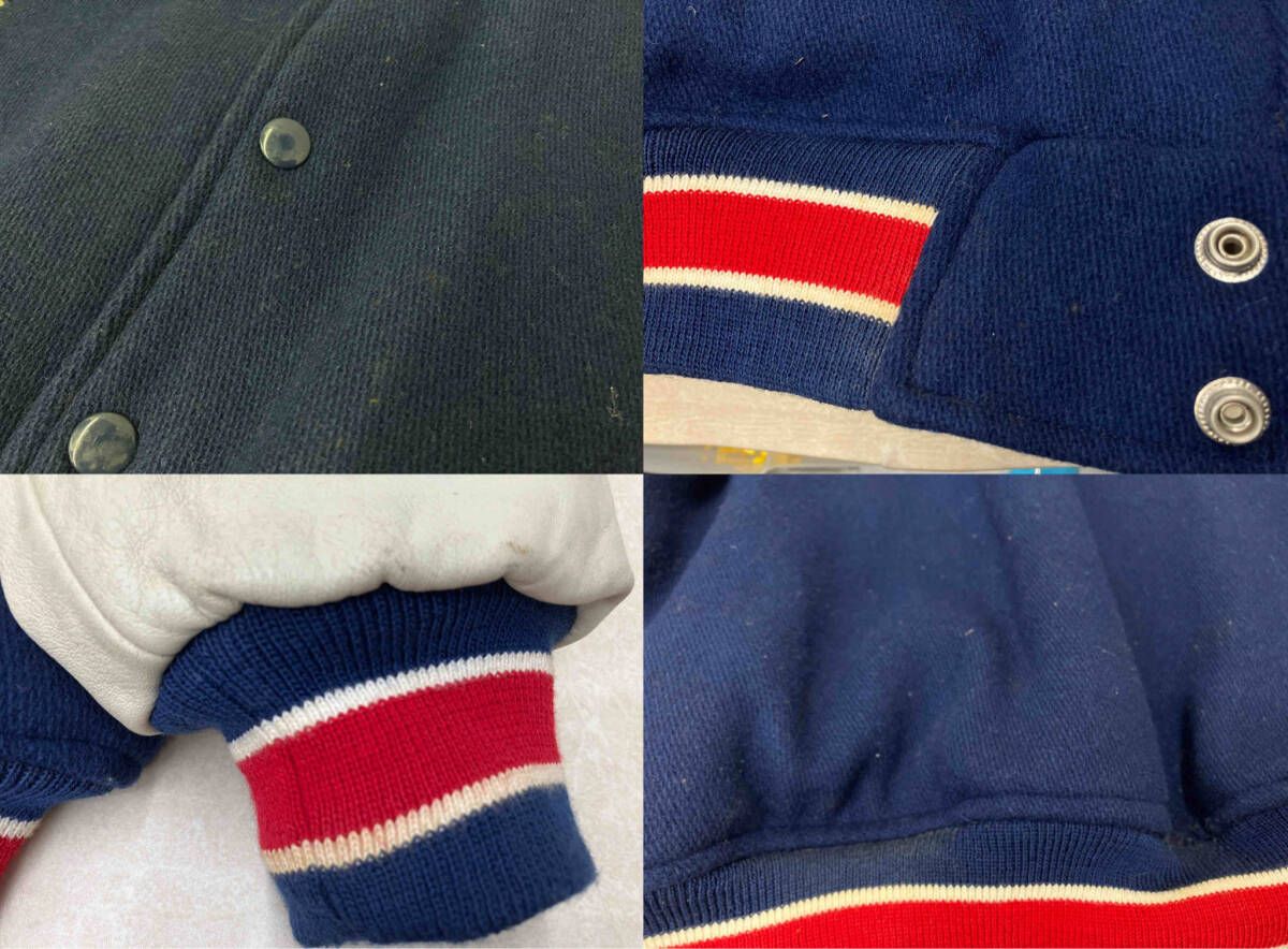 500着限定 日米野球 2000年 刺繍ワッペン 袖革 スタジャン Lサイズ MLB VS NPB オールスターゲーム スタジャン 500着限定 日米野球 2000年