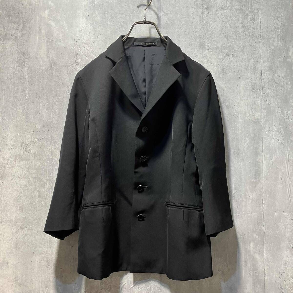 00s Y's archive テーラードジャケット シワギャバ4Bジャケット