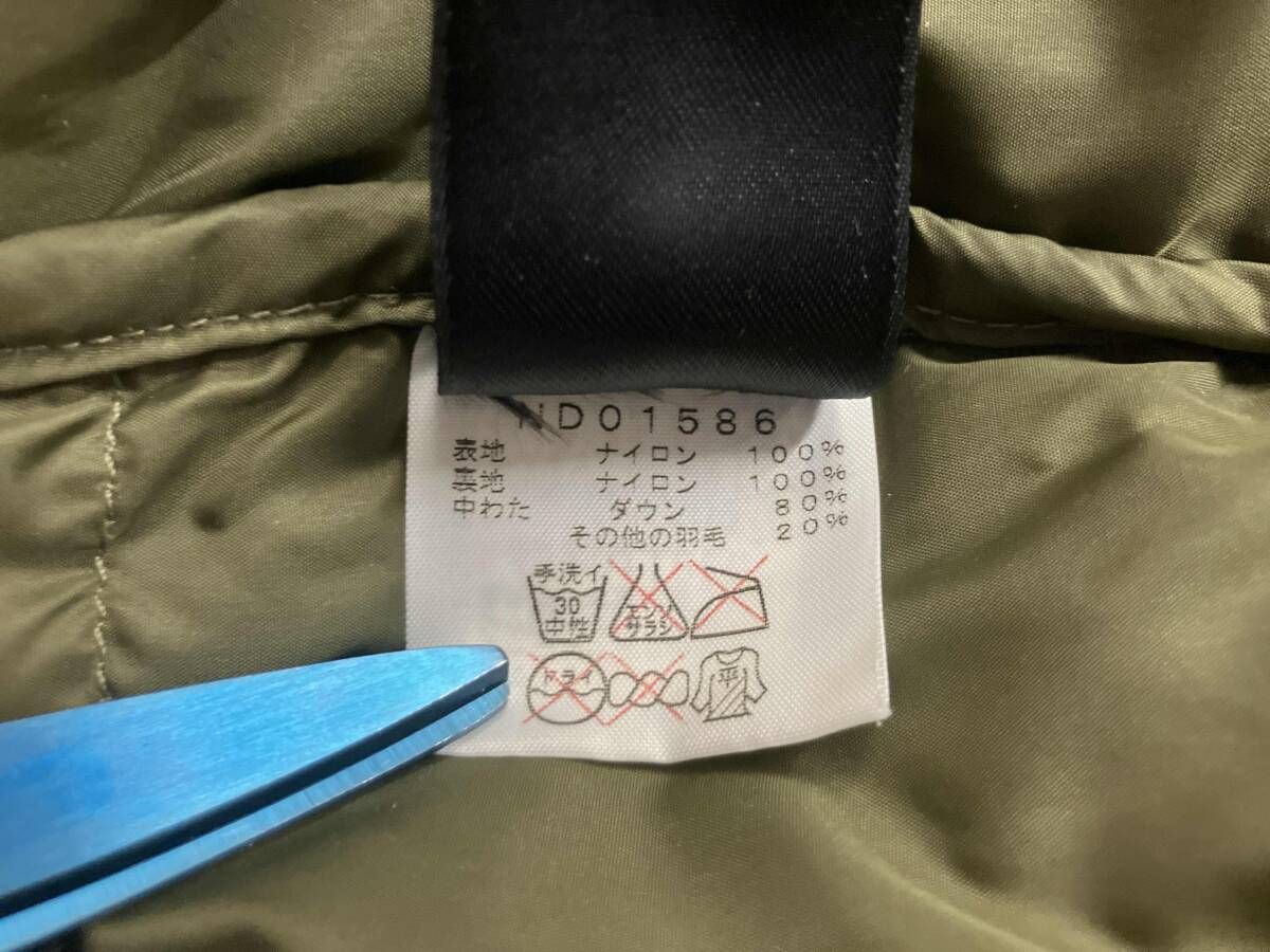 THE NORTH FACE Nuptse Jacket ND01586 ﾉｰｽﾌｪｲｽ ﾇﾌﾟｼｼﾞｬｹｯﾄ M ｶｰｷ 