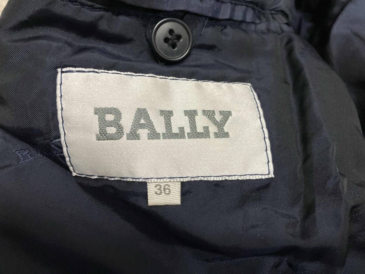 BALLY バリー レザージャケット ネイビー 36 - メルカリ