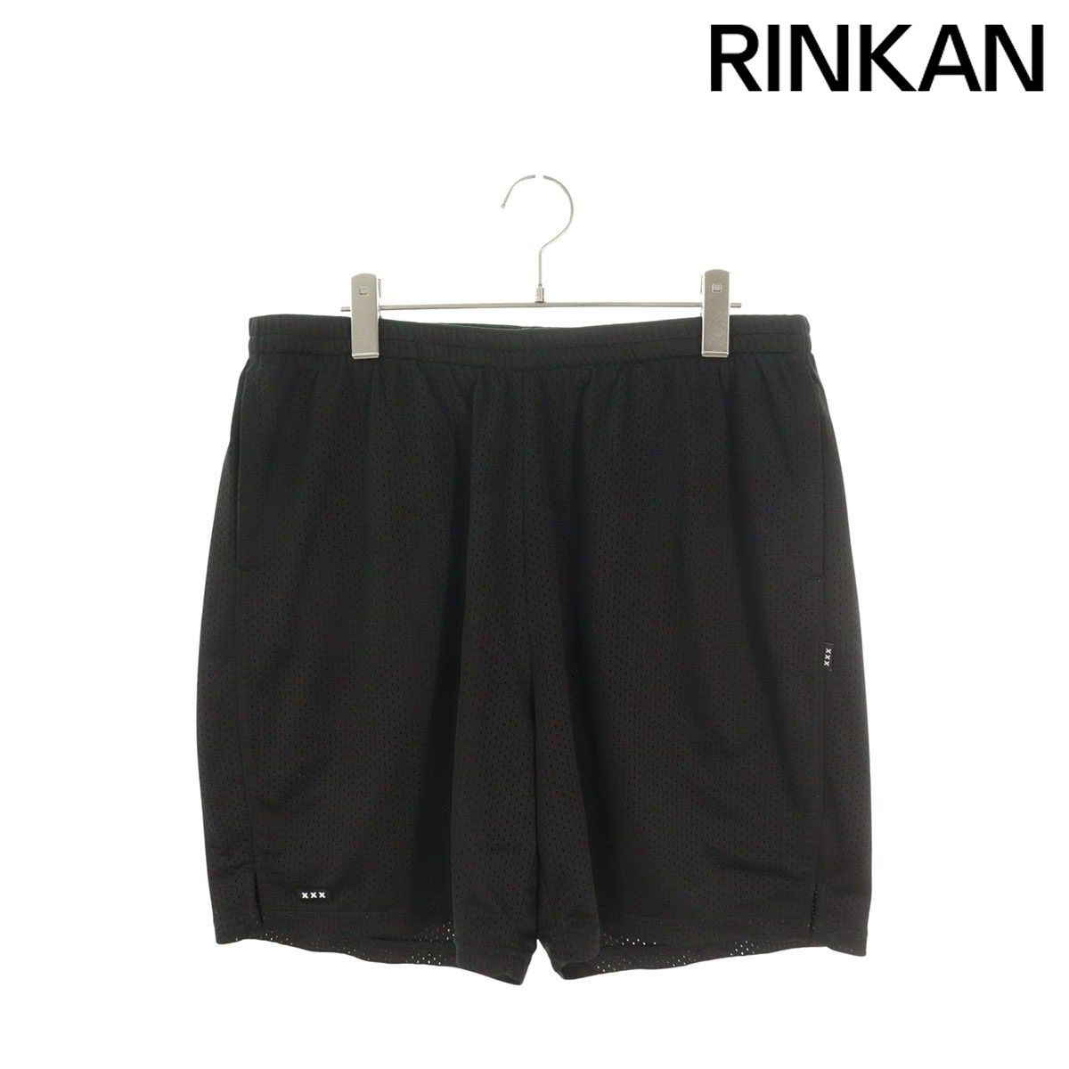 ゴッドセレクショントリプルエックス ワッペン付きメッシュハーフ