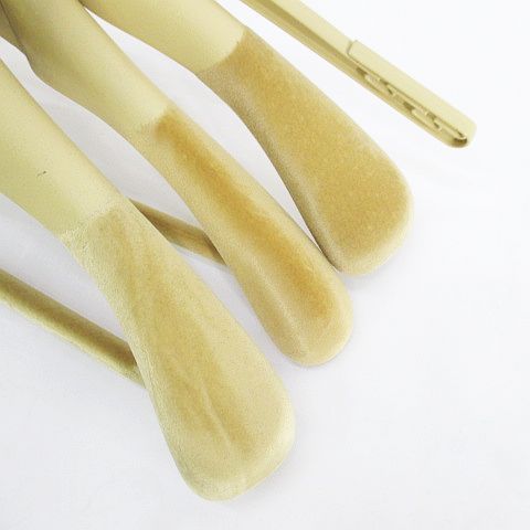 GUCCI ベージュハンガー 8本セット グッチ GUCCI ハンガー パンツハンガー 6本セット 形違い ベージュ系