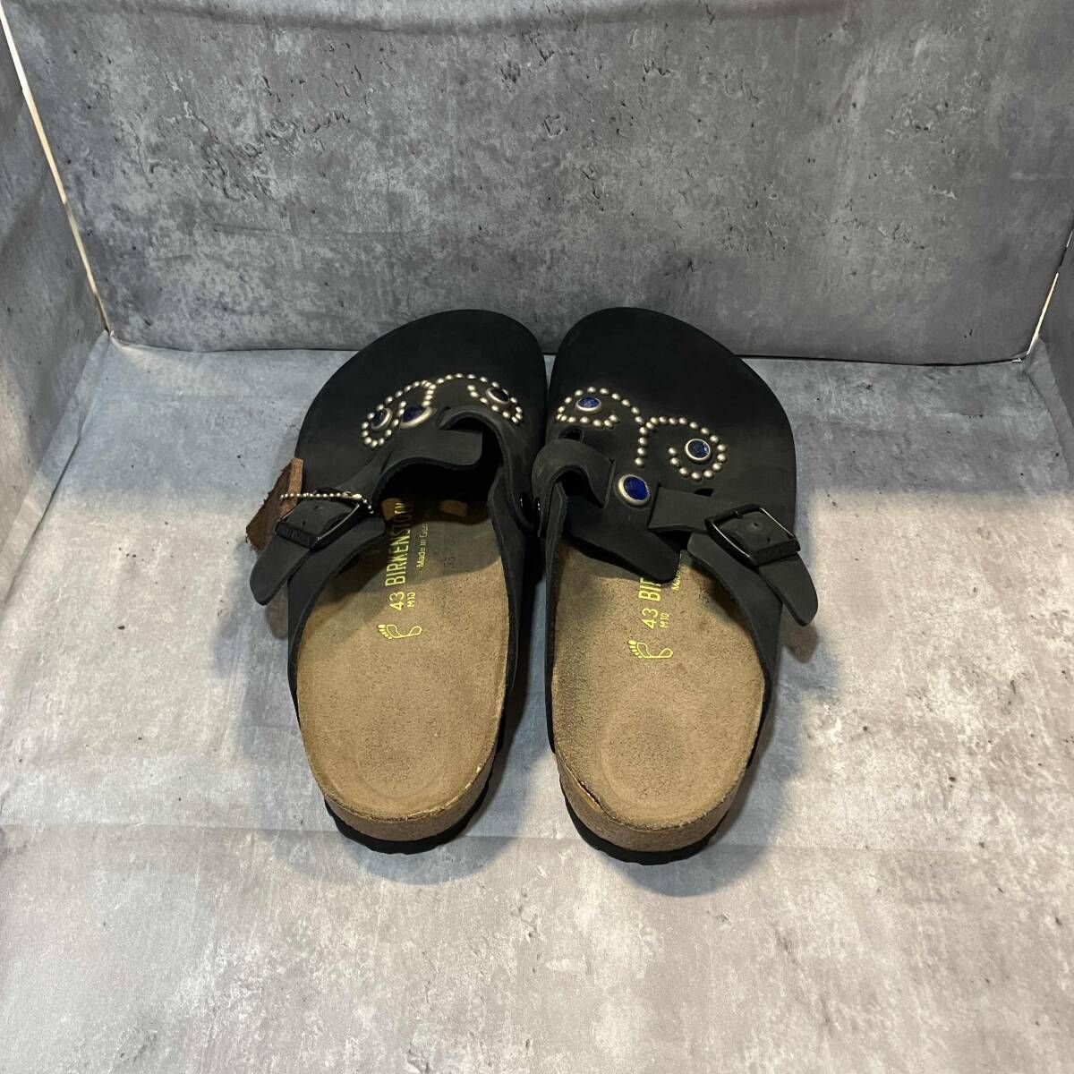 BIRKENSTOCK × HTC スタッズサンダル size 43 ブラック ビルケン